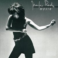 Jennifer Rush - Movin vinyl cover