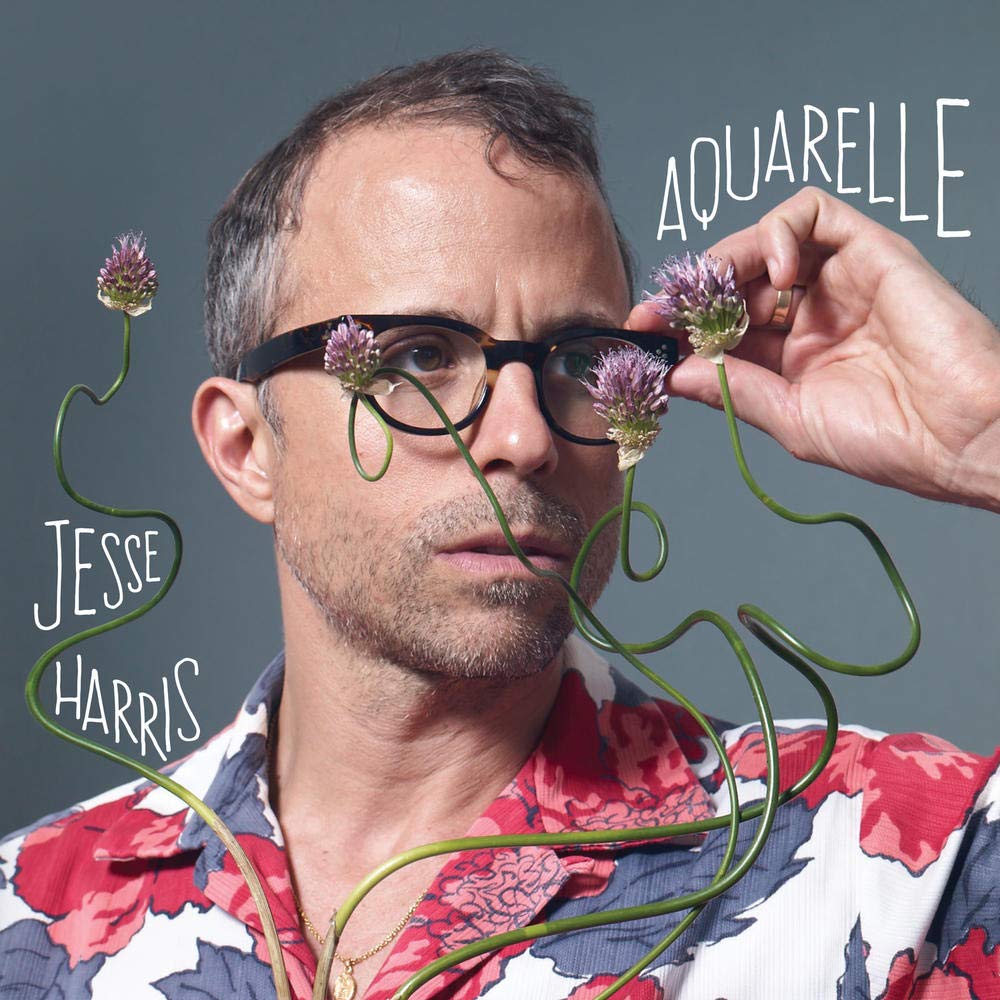 Jesse Harris - Aquarelle vinyl cover