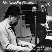 Jimmy Blanton - This One's For Blanton vinyl cover