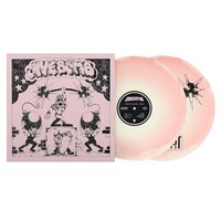 Jivebomb - Primitive Desires (Pink & White) vinyl cover