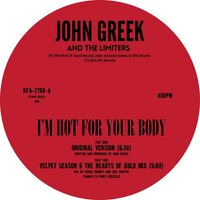 John Greek & Limiters - I'm Hot for Your Body vinyl cover