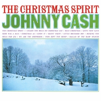 Johnny Cash - The Christmas Spirit Red Audiophile vinyl cover