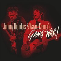 Johnny Thunders - Gang War! (Transparent Red & Black Splattered) vinyl cover