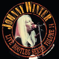 Johnny Winter - Live Bootleg Series Volume 14 (Metallic Gold; Circular Cover/) vinyl cover