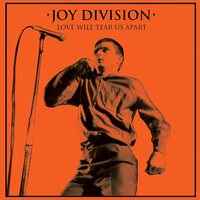 Joy Division - Love Will Tear Us Apart (Orange/Black Splatter) vinyl cover
