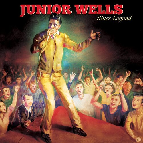 Junior Wells - Blues Legend (Gold) vinyl cover