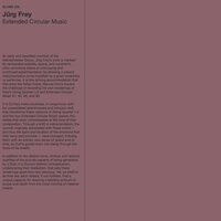 Jurg Frey - Extended Circular Music vinyl cover