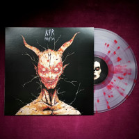 K.F.R - Pain/Ter (Clear With Blood Splatter) vinyl cover
