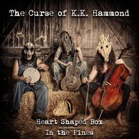 The Curse of K.K. Hammond - Heart Shaped Box / In The Pines (White Rabbit With Ruby Tuesday Splatter) vinyl cover