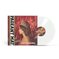 Kacey Musgraves - Pageant Material (10 Year Anniversary; Clear Gold Glitter) vinyl cover