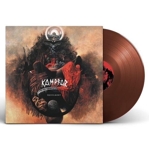 Kampfar - Djevelmakt (Brown) vinyl cover