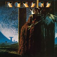 Kansas - Monolith Audiophile Red & Orange Swirl 40Th Anniversary Poster vinyl cover