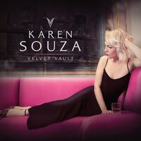Karen Souza - Velvet Vault (Crystal Fuchsia) vinyl cover