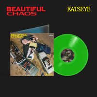 KATSEYE - BEAUTIFUL CHAOS (Neon Lime) vinyl cover