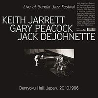 Keith Jarrett - Live At Sendai Jazz Festival, Denryoku Hall, Japan vinyl cover