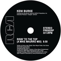 Keni Burke - Risin' To The Top Mike Maurro Mix vinyl cover