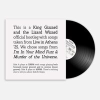 King Gizzard and The Lizard Wizard - Songs from I'm In Your Mind Fuzz & Murder of the Universe Live in Athens '25 vinyl cover