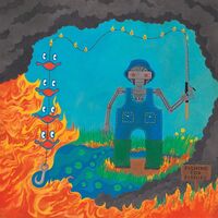 King Gizzard & The Lizard Wizard - Fishing For Fishies Green vinyl cover