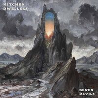 Kitchen Dwellers - Seven Devils (Blue & Orange Galaxy) vinyl cover