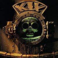 KIX - Hot Wire (Algae Green, Blue Hand Poured Effect) vinyl cover