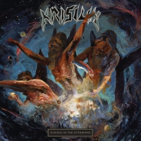 Krisiun - Scourge Of The Enthroned vinyl cover