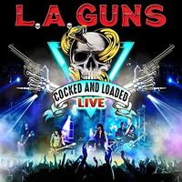 L.A. Guns - Cocked & Loaded Live (Red vinyl) vinyl cover