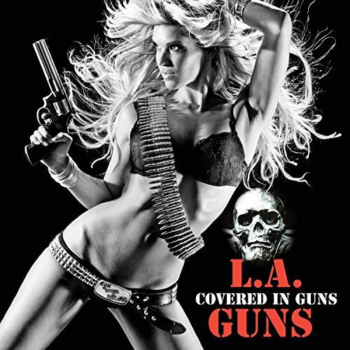L.A. Guns - Covered In Guns (Red & Blue) vinyl cover