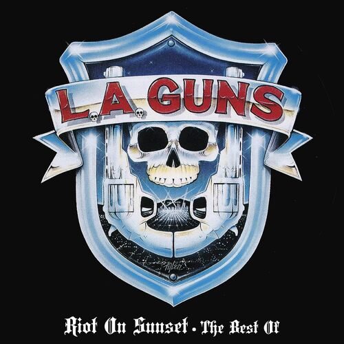 L.a. Guns - Riot On Sunset; The Best Of (Purple Marble) vinyl cover