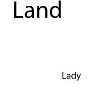 Lady - Land vinyl cover