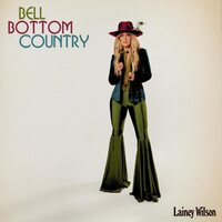 Lainey Wilson - Bell Bottom Country (Watermelon Swirl) vinyl cover