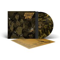 Leather Lung - Graveside Grin (Black & Yellow Marble) vinyl cover