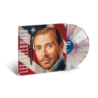 Lee Greenwood - American Patriot (Red, White & Blue Splatter) vinyl cover