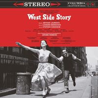 Leonard Bernstein - West Side Story Original Broadway Cast Recording (Limited Translucent Red) vinyl cover