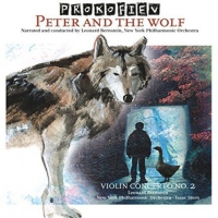 Leonard Prokofiev / Bernstein - Peter & The Wolf / Violin Concerto 2 vinyl cover