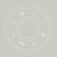 Lightning In A Twilight Hour - Circling Of The Seasons (White) vinyl cover