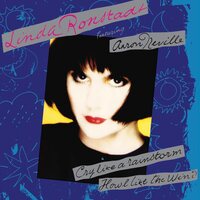 Linda Ronstadt Aaron Neville - Cry Like a Rainstorm; Howl Like the Wind (Translucent Blue) vinyl cover