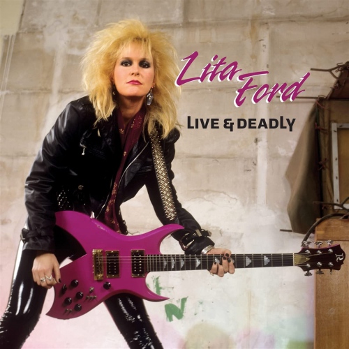 Lita Ford - Kiss Me Deadly (Purple) vinyl cover