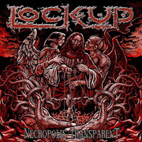 Lock Up - Necropolis (Transparent Red) vinyl cover