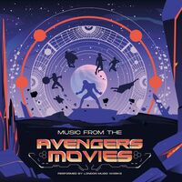 London Music Works - Music From The Avengers Movies vinyl cover
