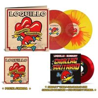 Loquillo - Corazones Legendarios (Red & Yellow Splatter Single) vinyl cover