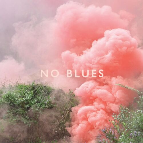 Los Campesinos! - NO BLUES (Transparent Green With Pink Splatter) vinyl cover