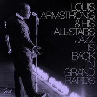 Louis Armstrong - Jazz Is Back in Grand Rapids (Purple) vinyl cover