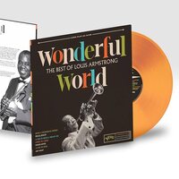 Louis Armstrong - Wonderful World: The Best Of Louis Armstrong (Orange Crush) vinyl cover