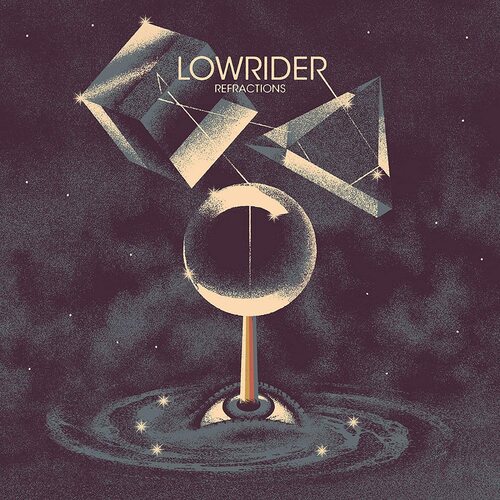 Lowrider - Refractions (Cream/Magenta Color Merge) vinyl cover