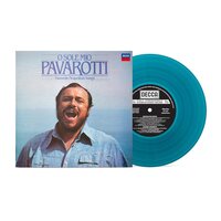 Luciano Pavarotti - O Sole Mio (Turquoise) vinyl cover