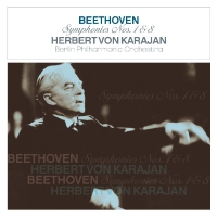 Ludwig Van Beethoven - Symphonies 1 & 8 vinyl cover