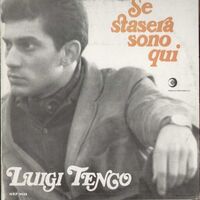 Luigi Tenco - Se Stasera Sono Qui vinyl cover