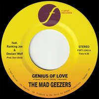 Mad Geezers - Genius Of Love / Genius Of Dub vinyl cover