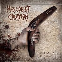 Malevolent Creation - Australian Onslaught vinyl cover