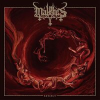 Malphas - Extinct vinyl cover